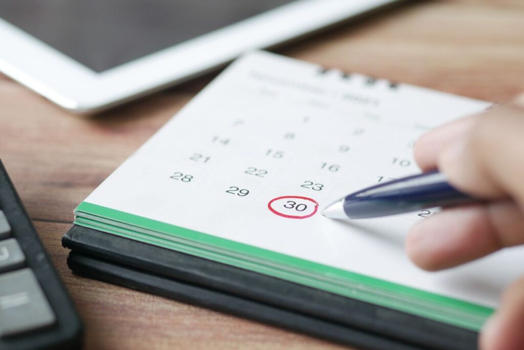 calendario citas